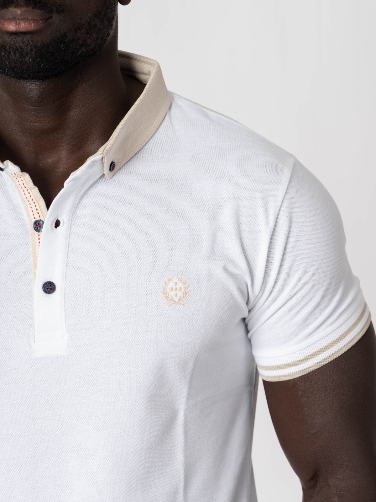 POLO SMK BRANCO AREIA
