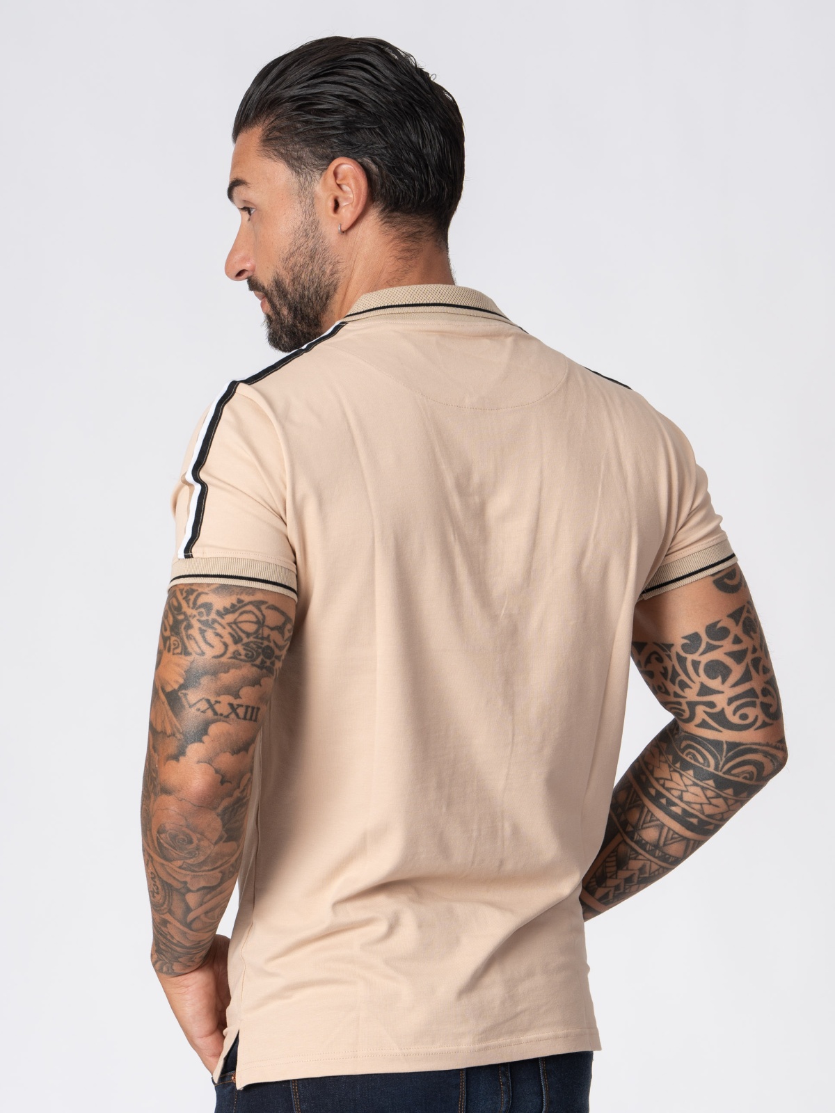 POLO SMK C/FECHO BEGE