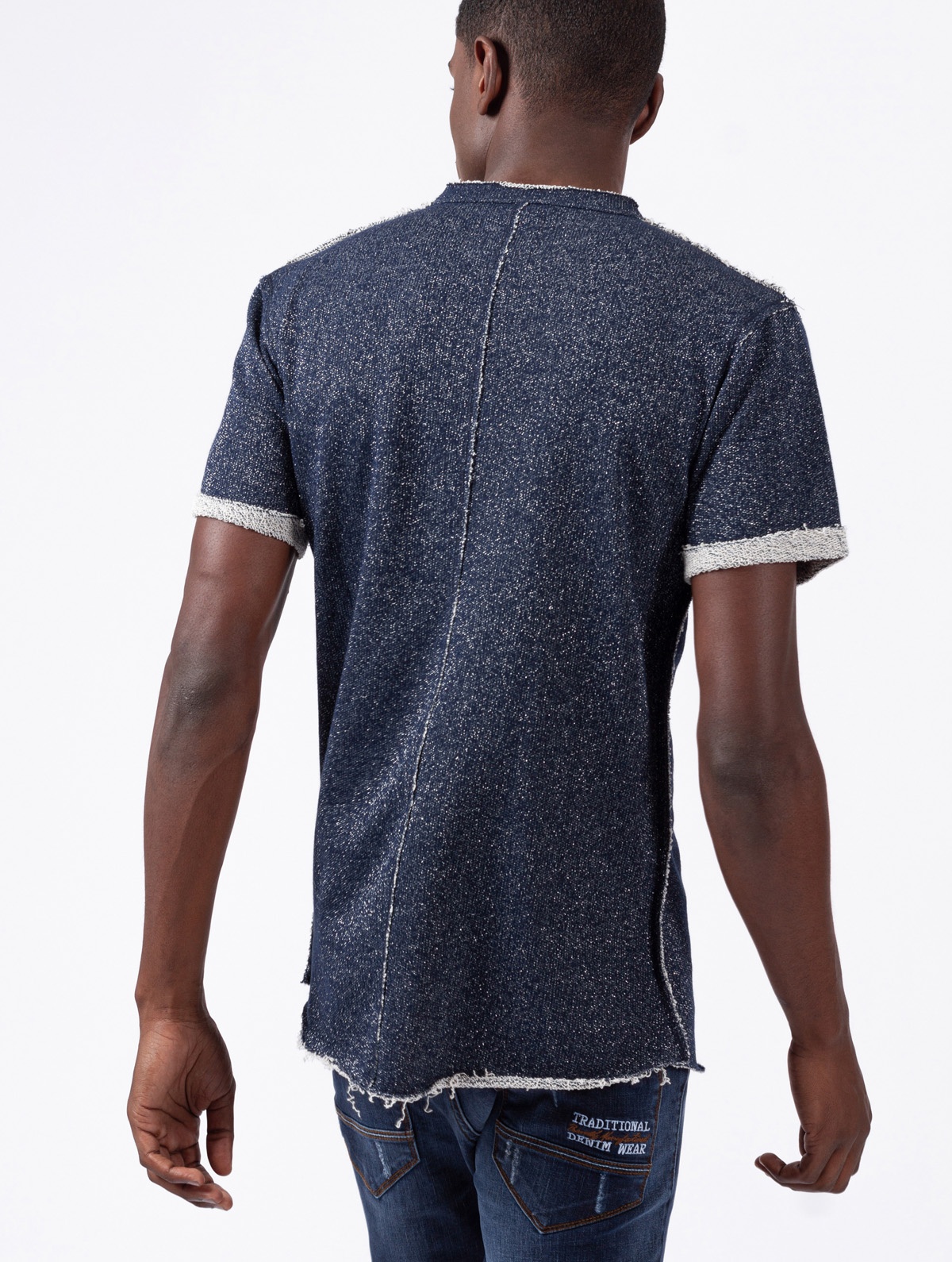 T-SHIRT SMK BLUE BORDAT