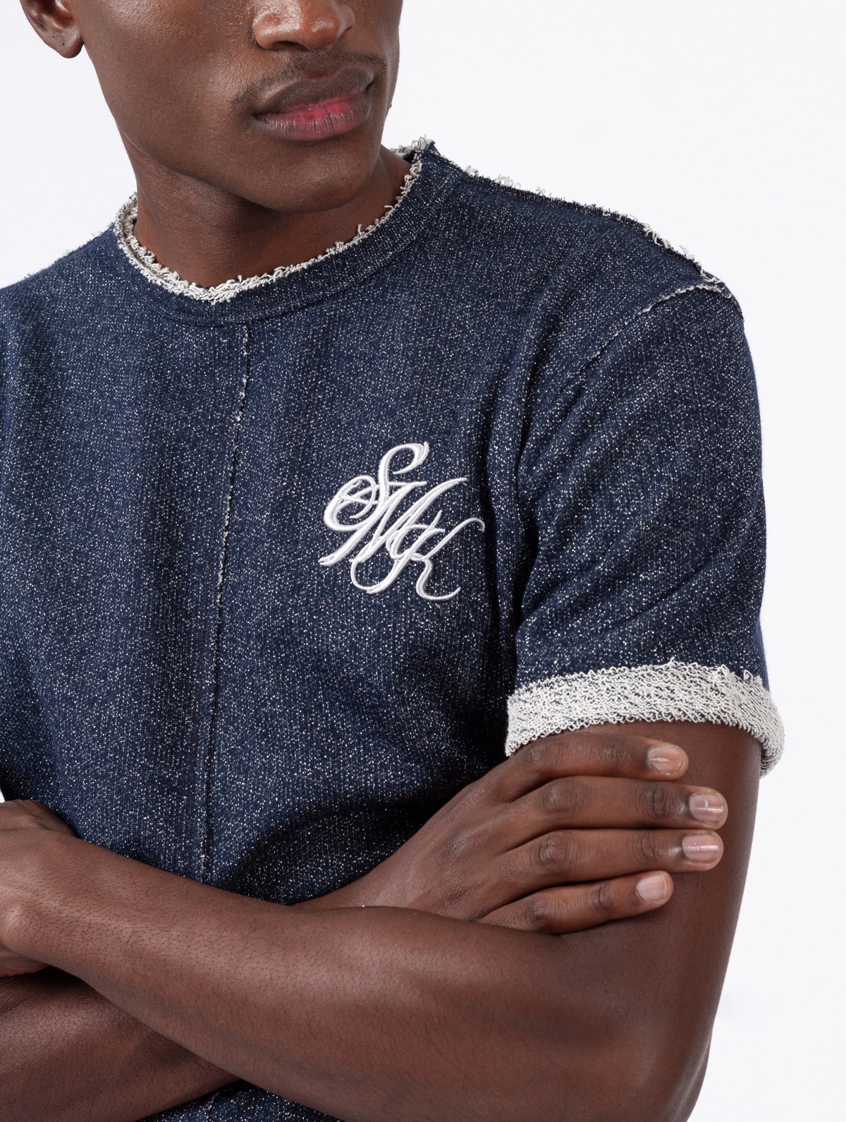 T-SHIRT SMK BLUE BORDAT