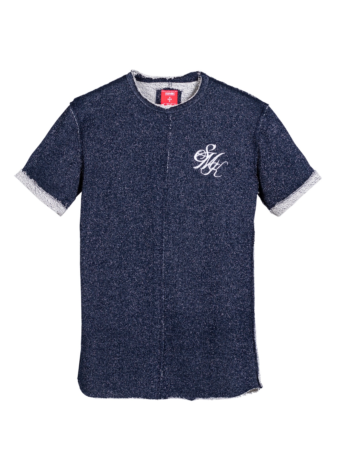 T-SHIRT SMK BLUE BORDAT