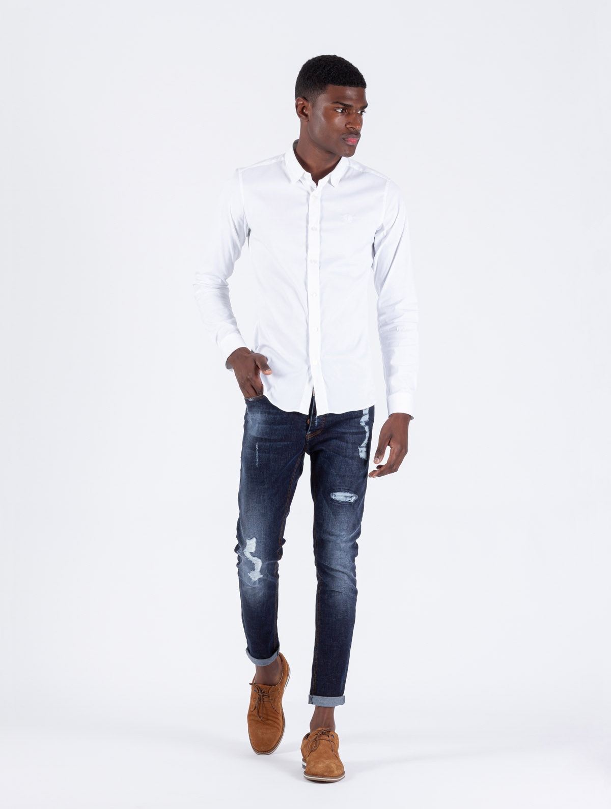 CAMISA SMK WHITE LOGO