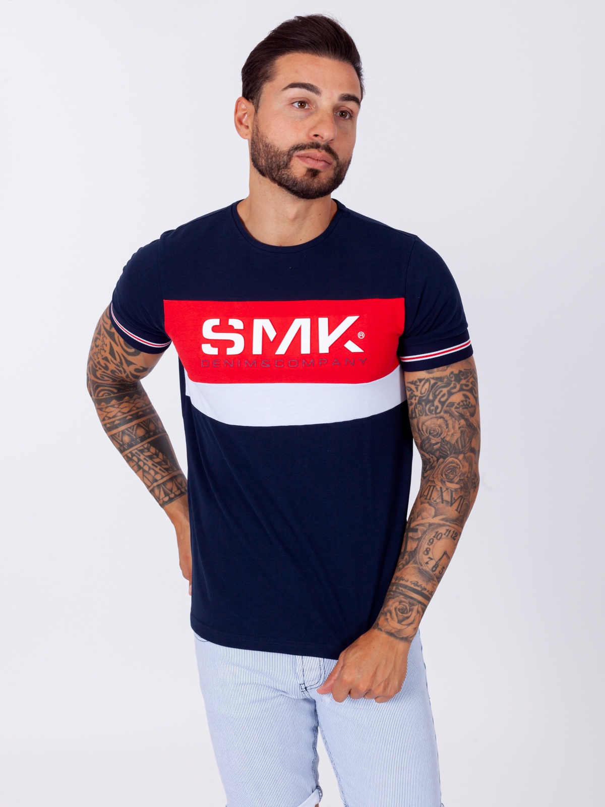 T-SHIRT SMK TROIS COULEUR