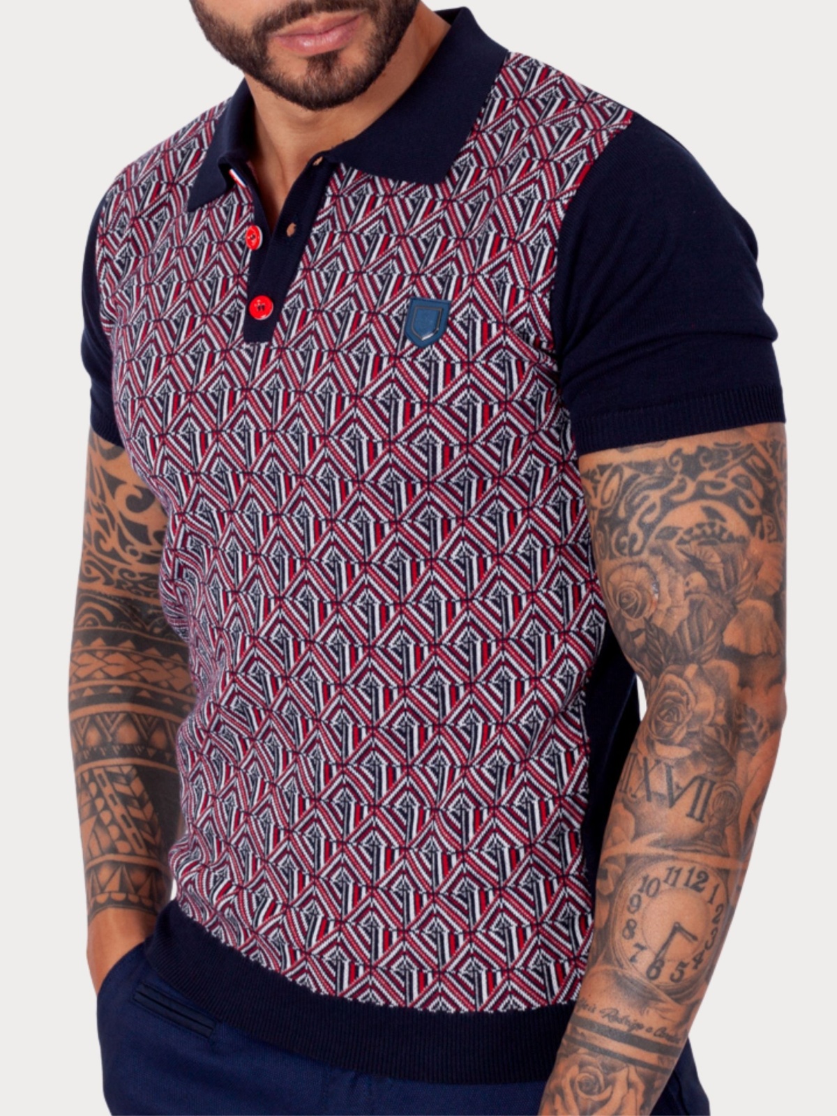 POLO SMK DIAMOND PATTERN
