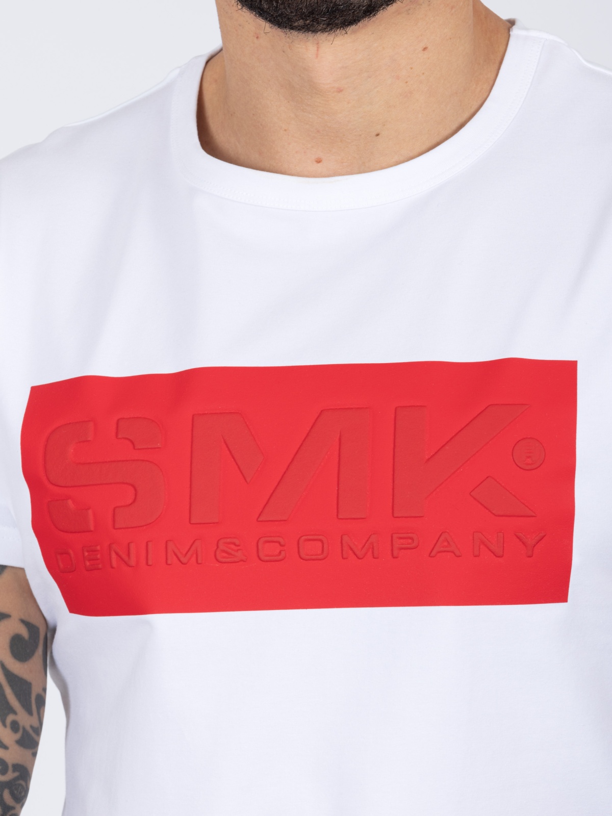 T-SHIRT SMK LOGO VERMELHO