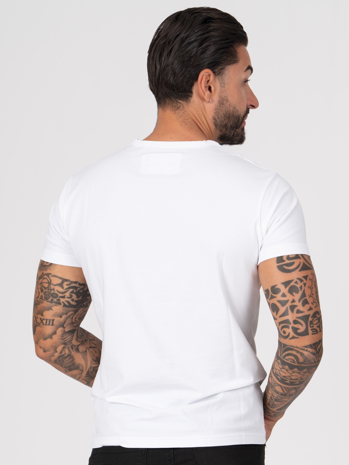 T-SHIRT SMK LOGO PRETO