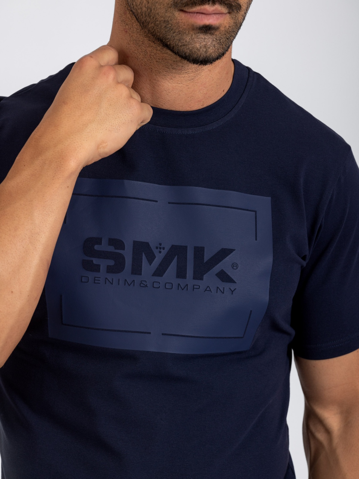 T-SHIRT SMK LOGO BRANCO