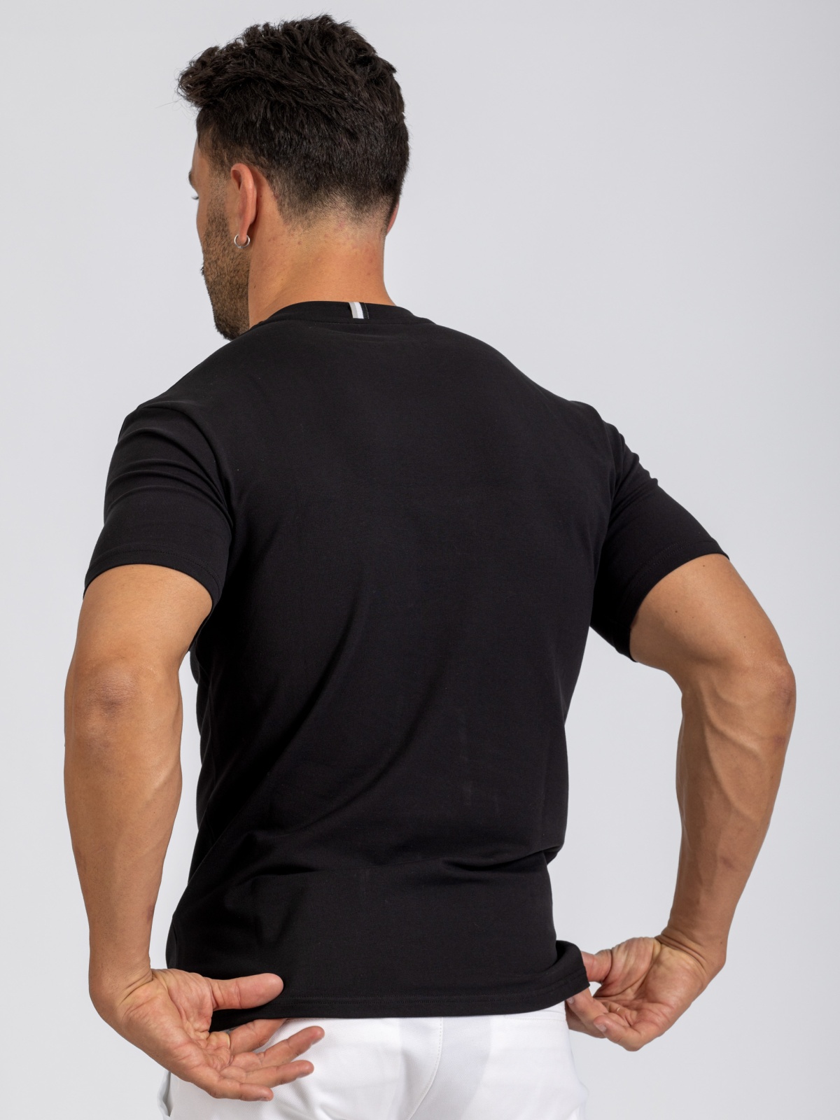 T-SHIRT SMK LOGO PRETO