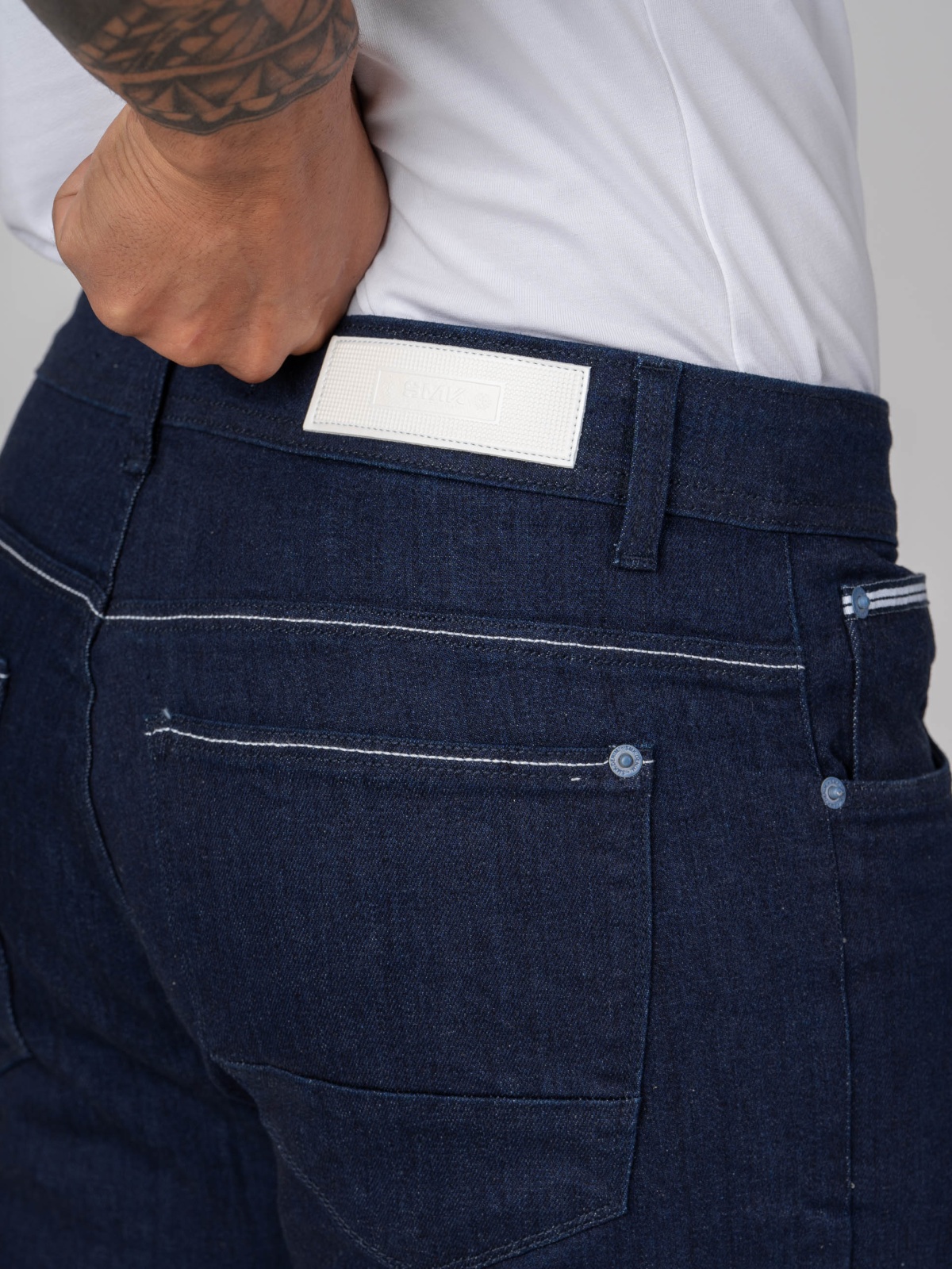 CALÇAO SMK DENIM C/CHAPA