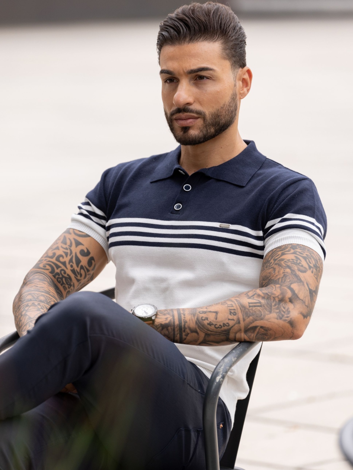 POLO SMK CHEST  LINES