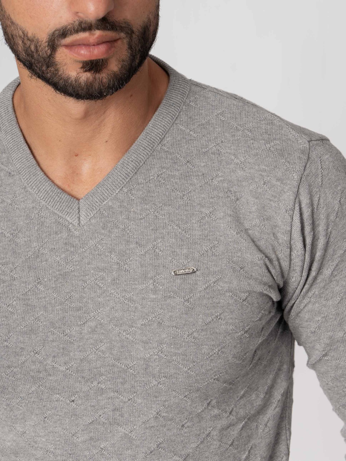 CAMISOLA SMK V CINZA