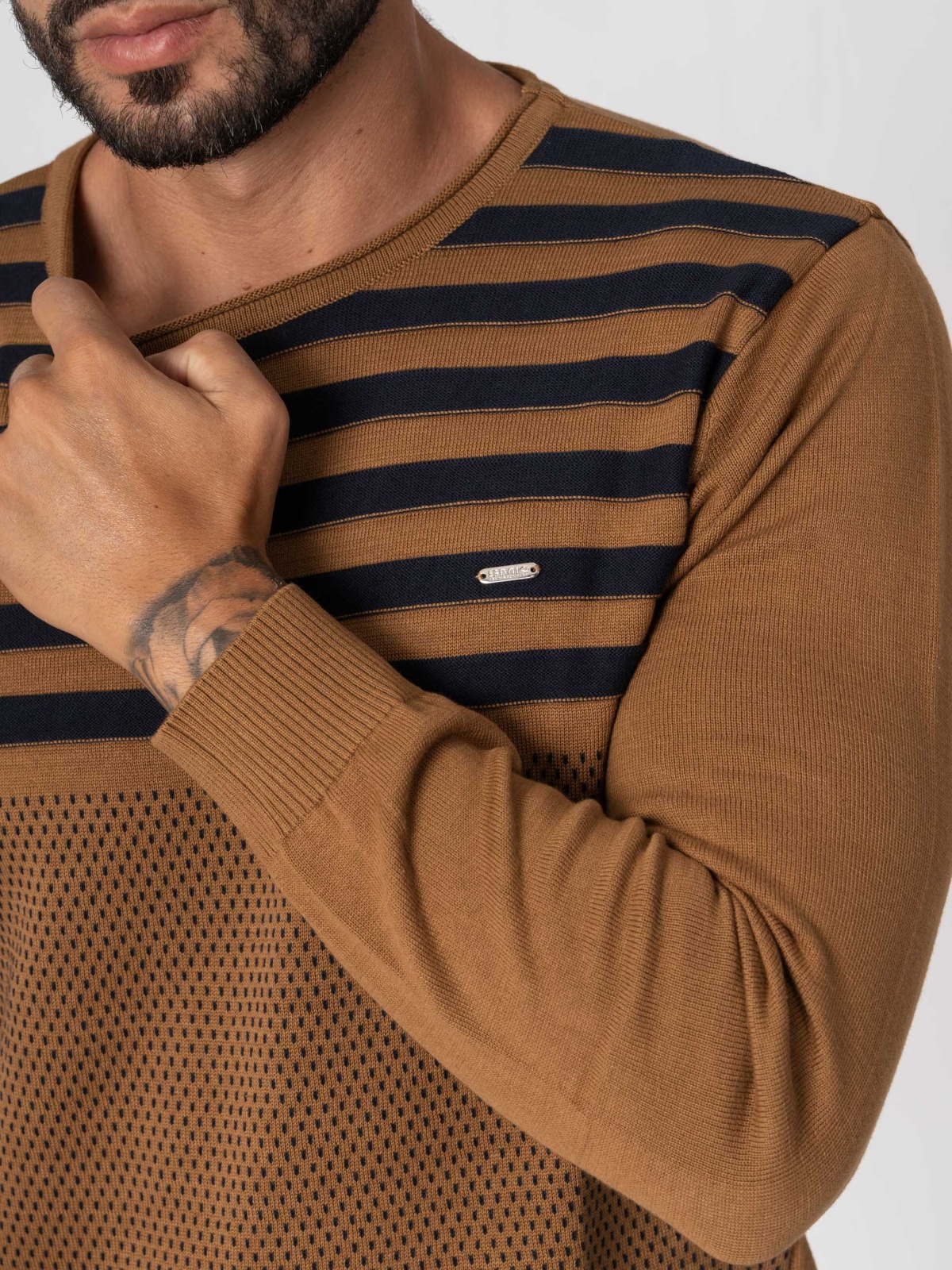 CAMISOLA SMK CAMEL RISCAS