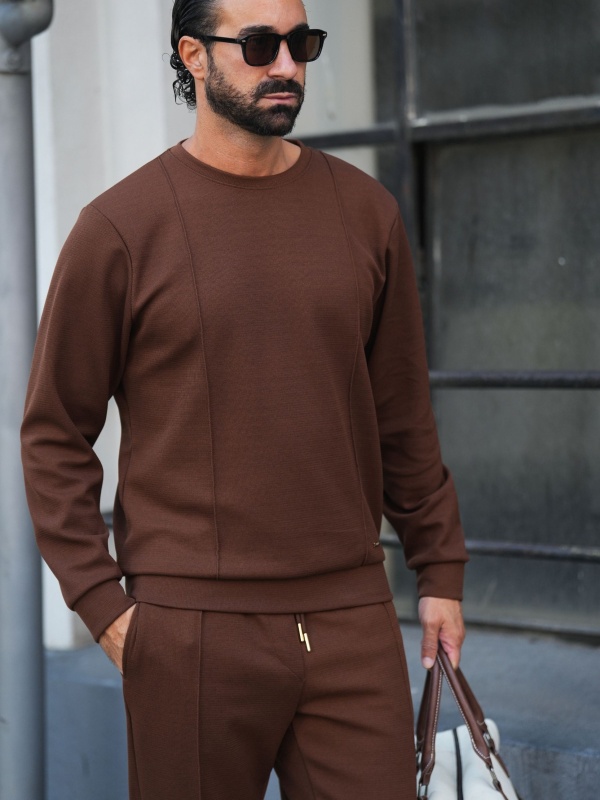 SWEAT SMK CASUAL CASTANHO