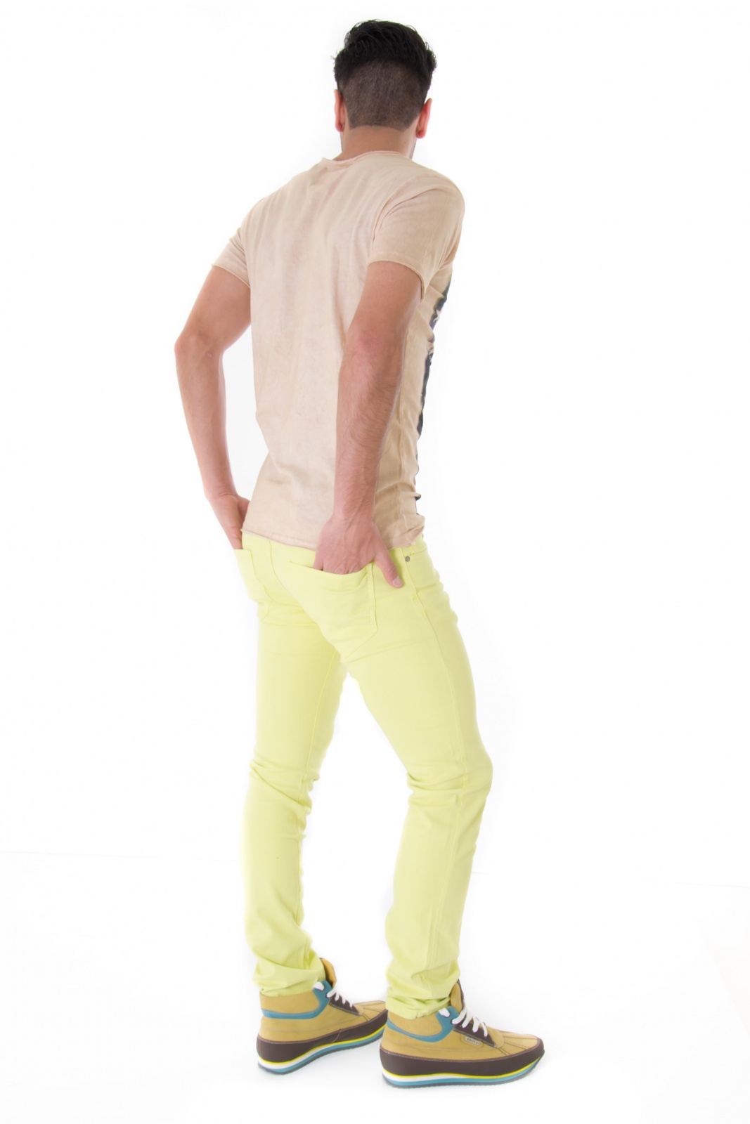 CALÇA TWILL MULTICOLOR