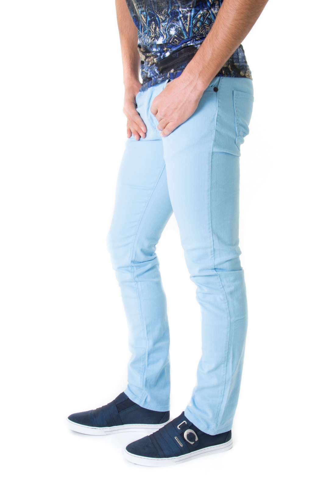 CALÇA TWILL MULTICOLOR