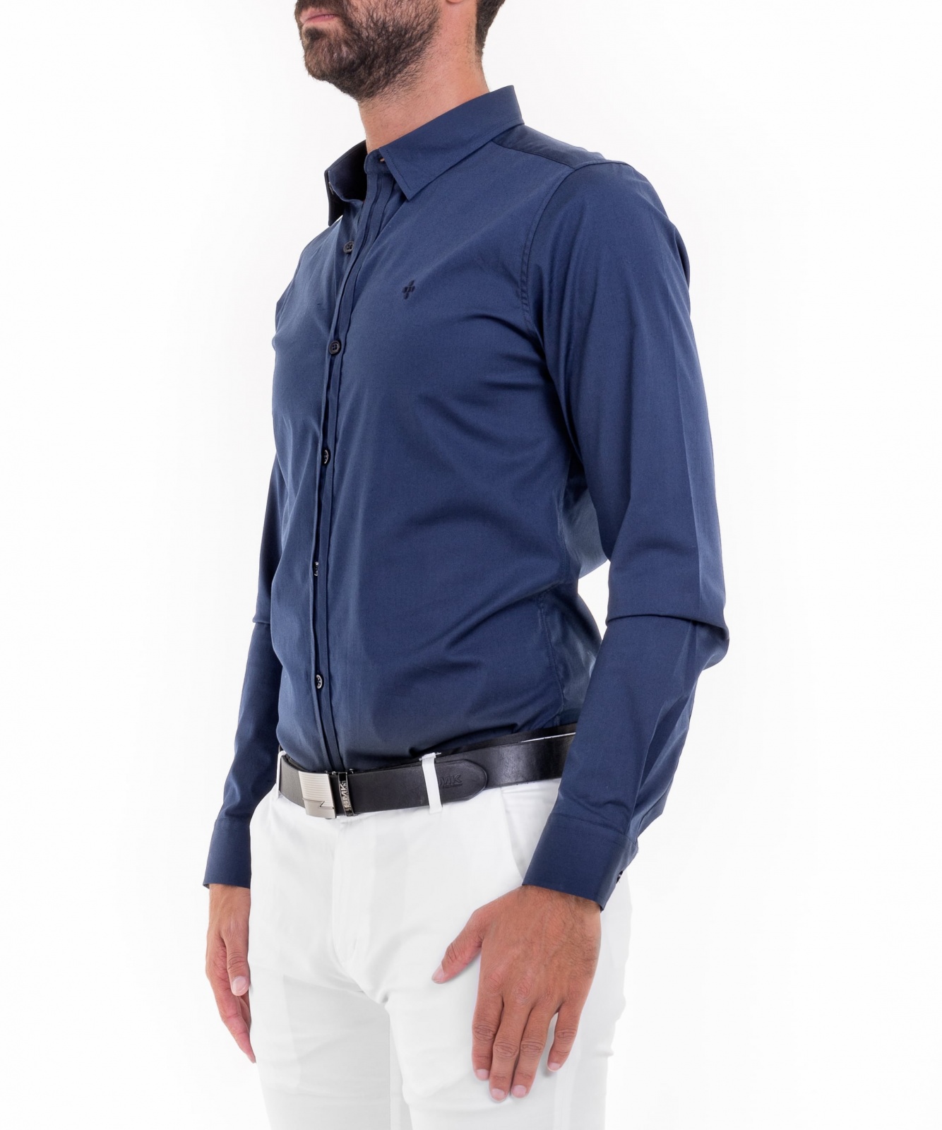 CAMISA STRIPE & BUTTON