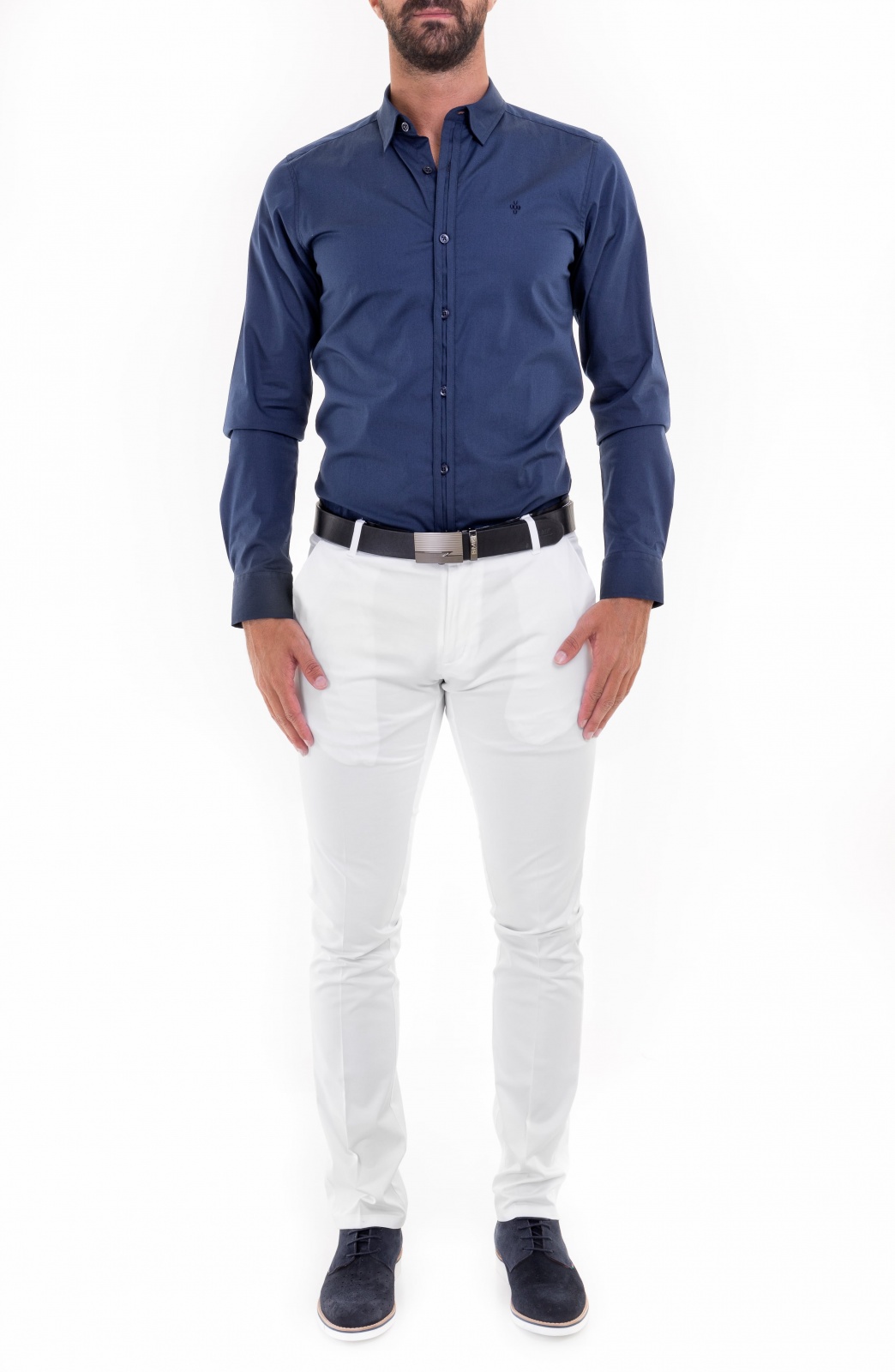 CAMISA STRIPE & BUTTON