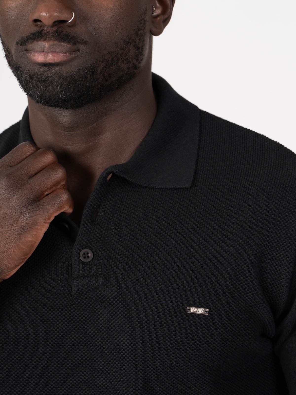 POLO SMK DENIM PRETO