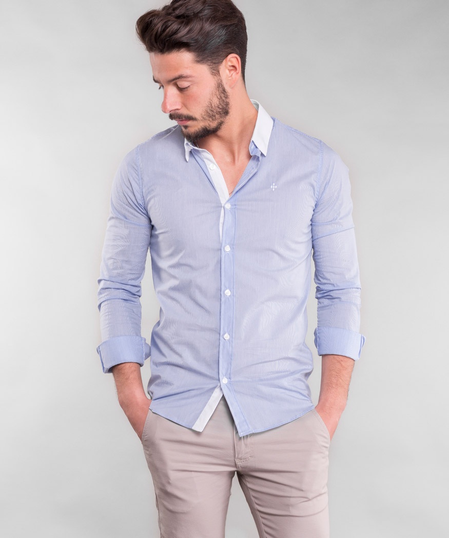 CAMISA SMK STRIPED BLUES