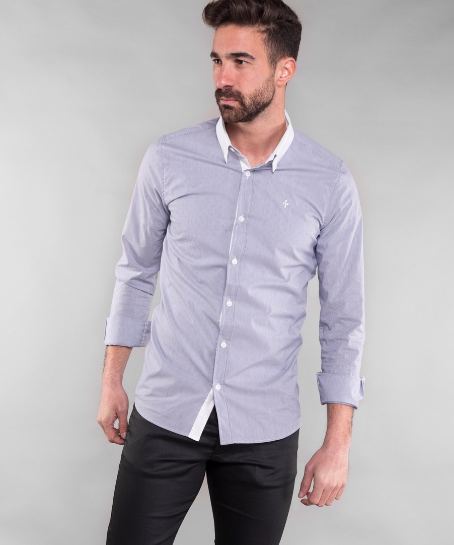 CAMISA SMK STRIPED BLUES