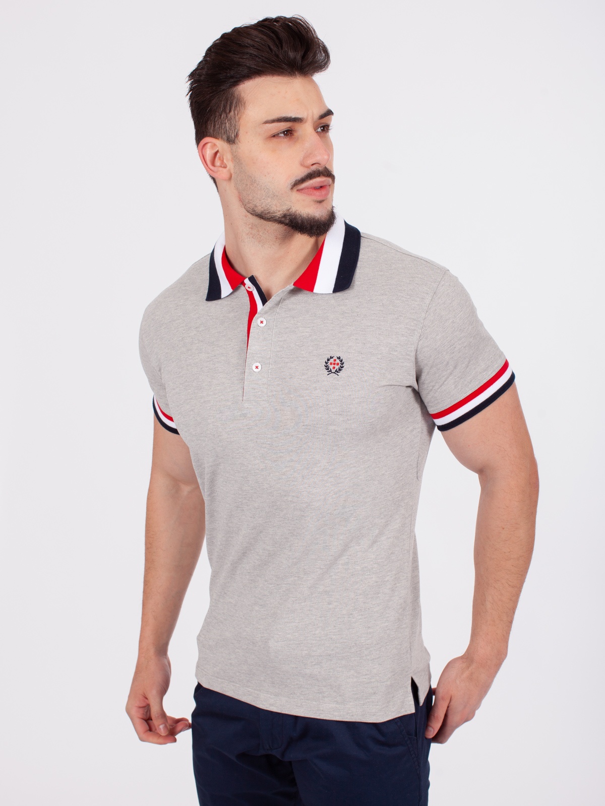 SMK DENIM&CO. - POLO SMK COLLAR COLOR