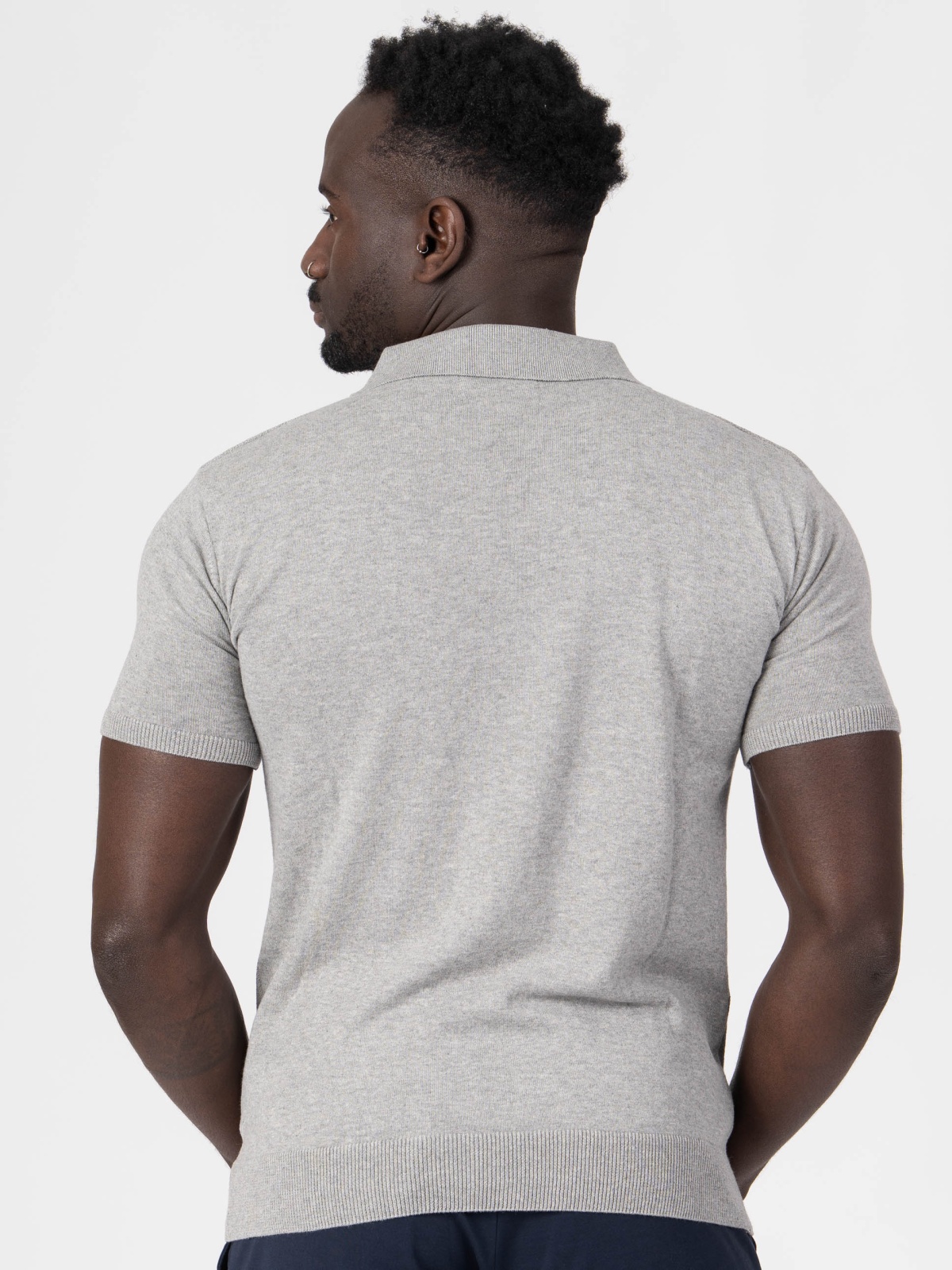 POLO SMK DENIM CINZA