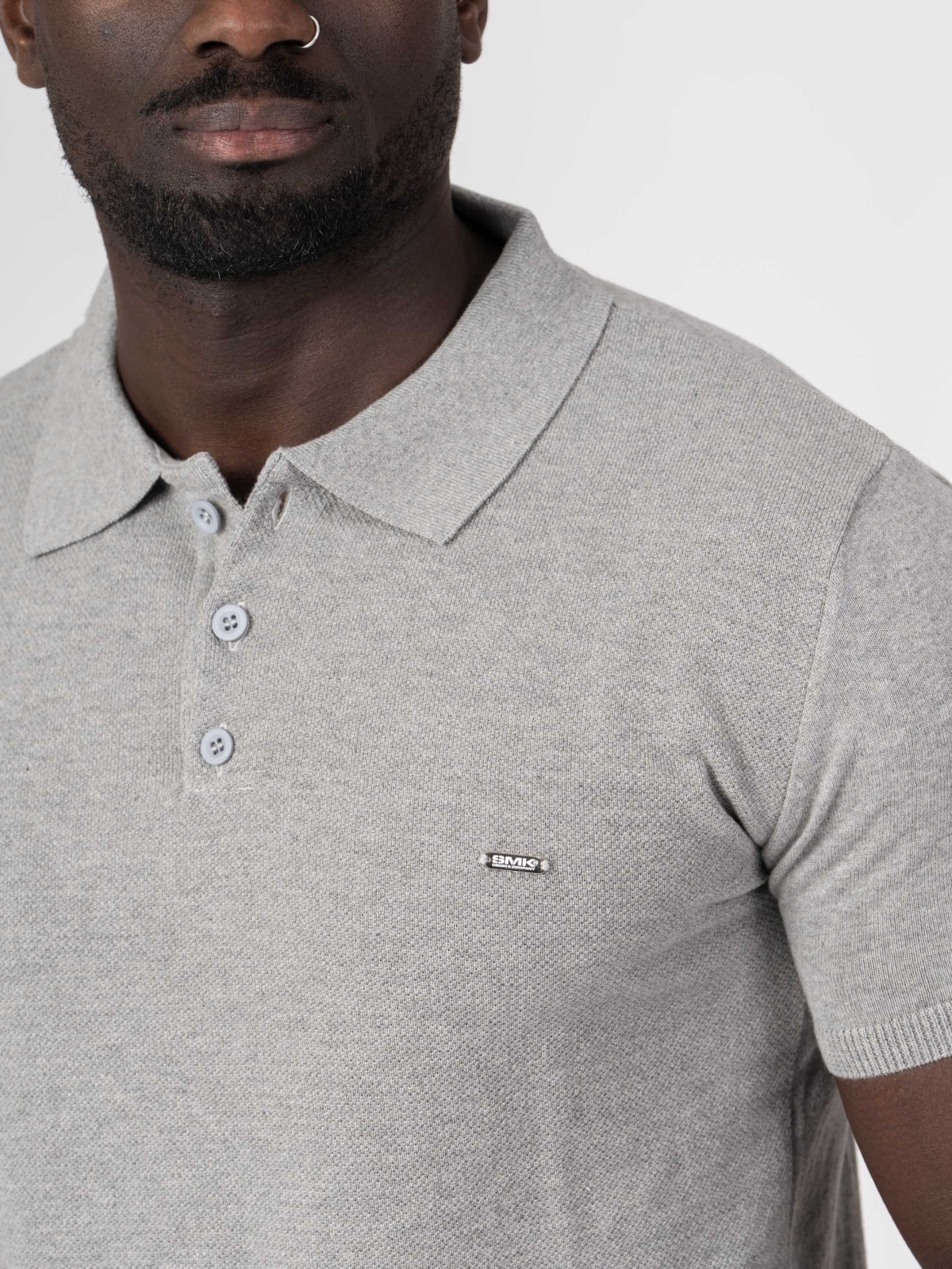 POLO SMK DENIM CINZA