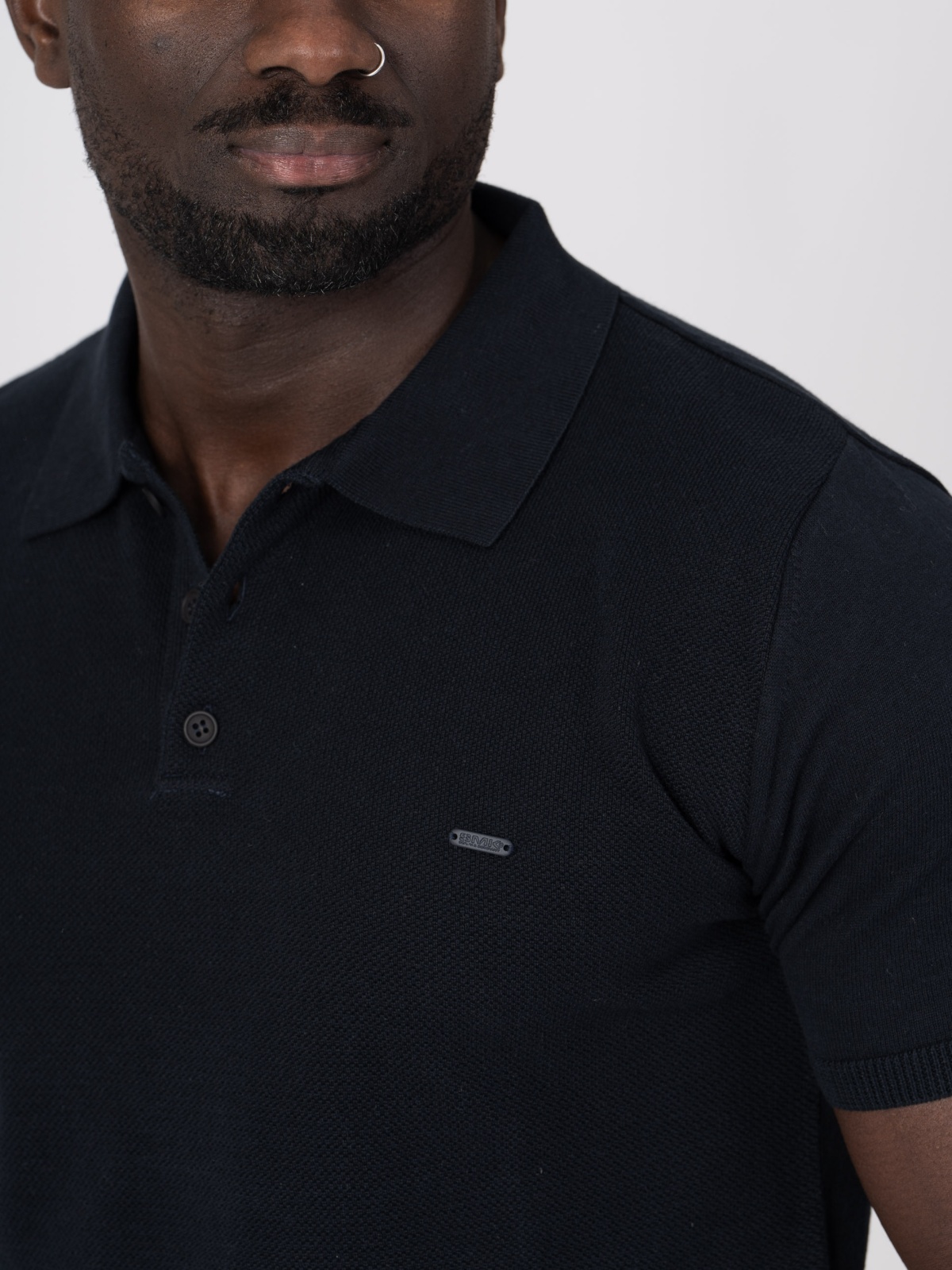 POLO SMK DENIM MARINHO