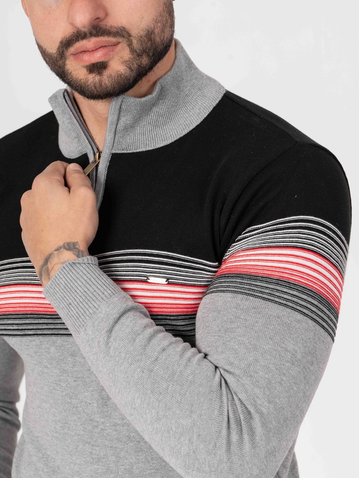 CAMISOLA SMK CINZA PRETO