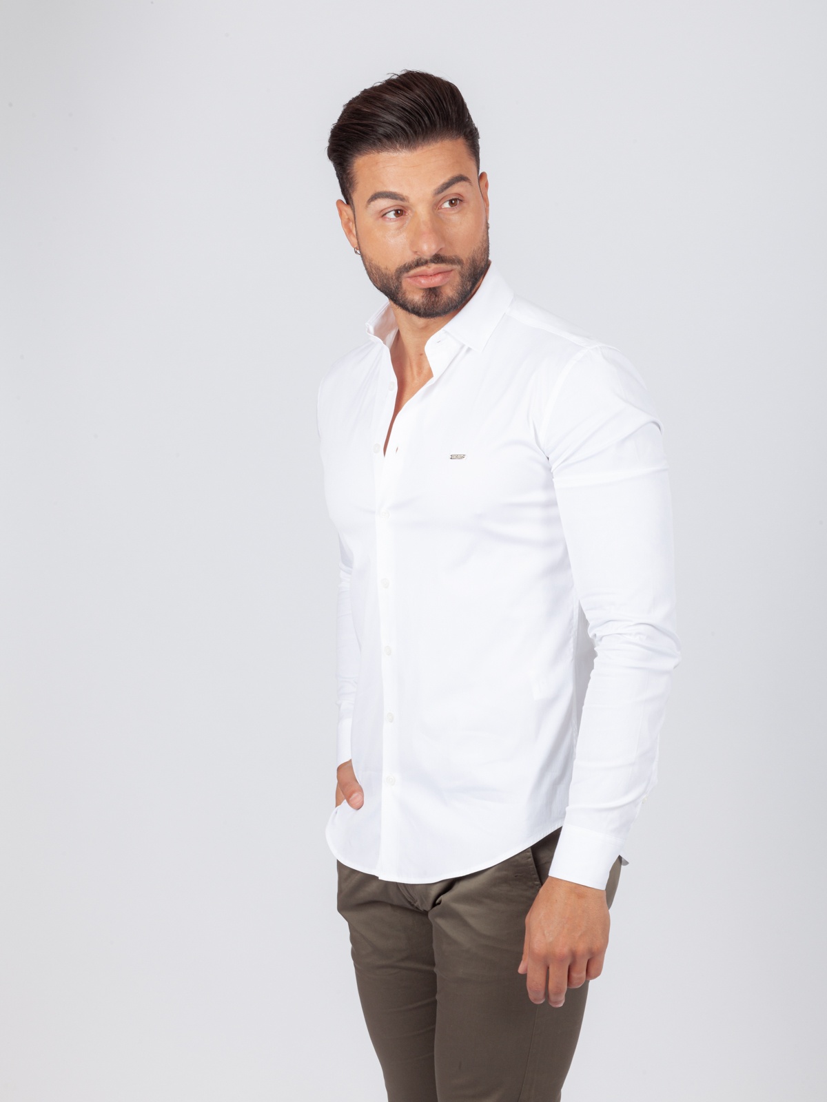 CAMISA SMK WHITELASTIN