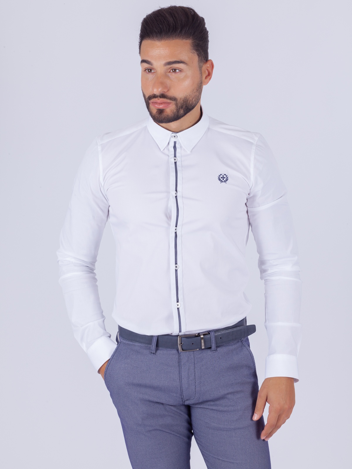 CAMISA SMK SLIM STRIPE