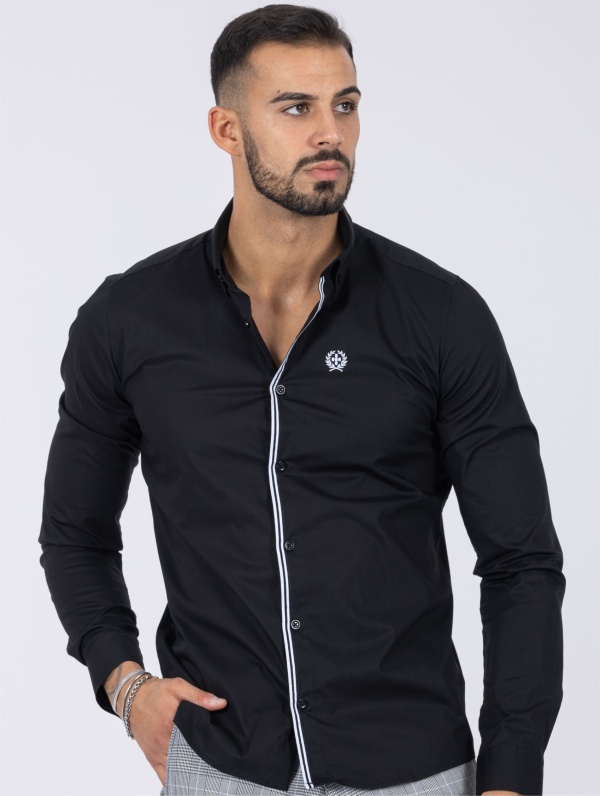 CAMISA SMK BLACK WHITE