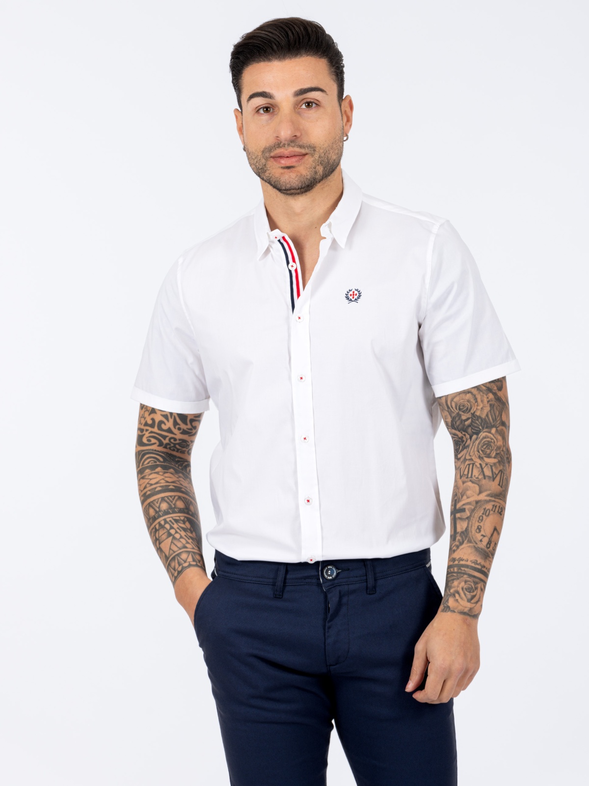 CAMISA SMK BRANCO M/C