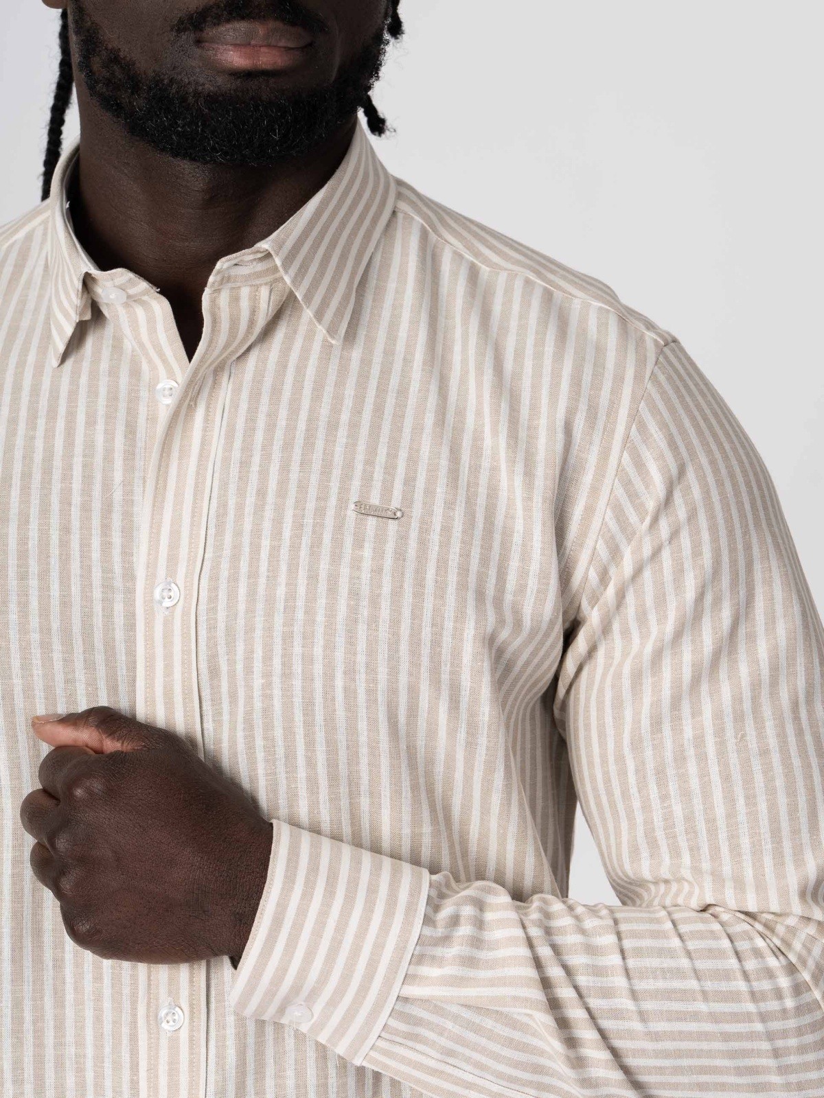 CAMISA SMK LINEN RISCAS
