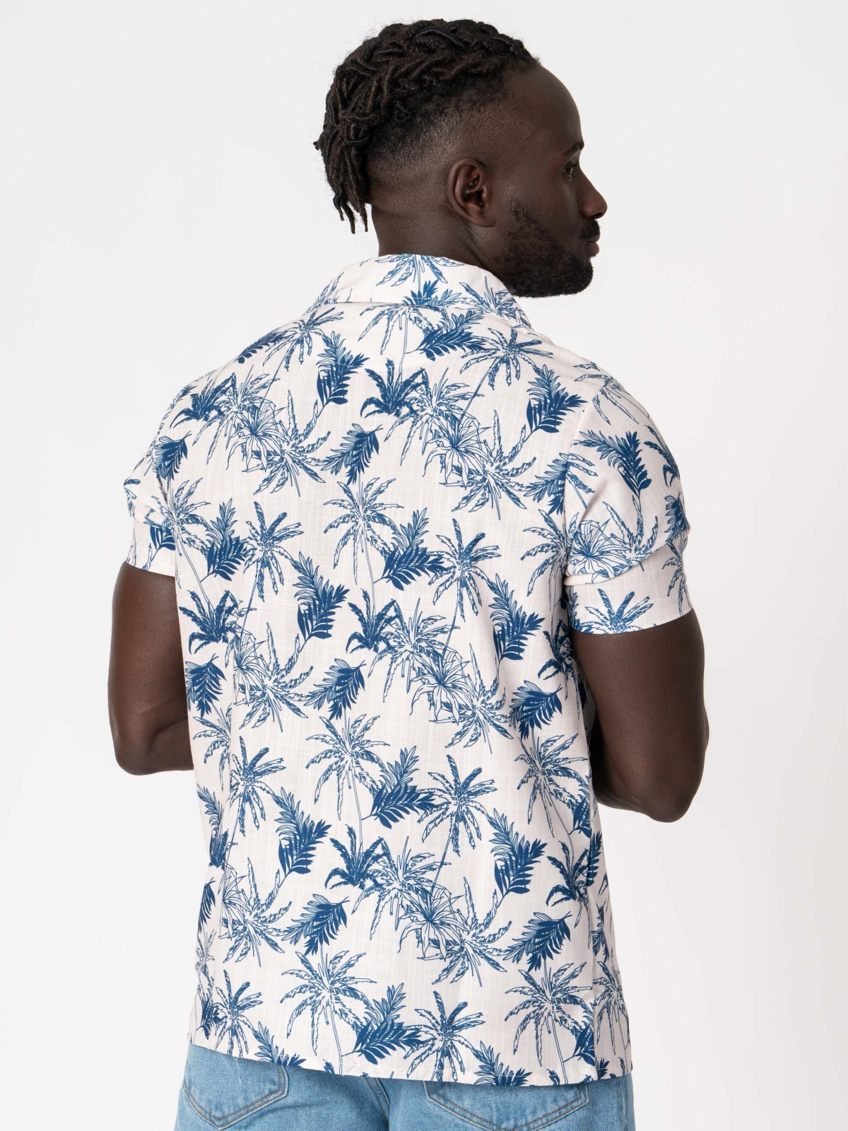 CAMISA SMK FLOR MARINHO