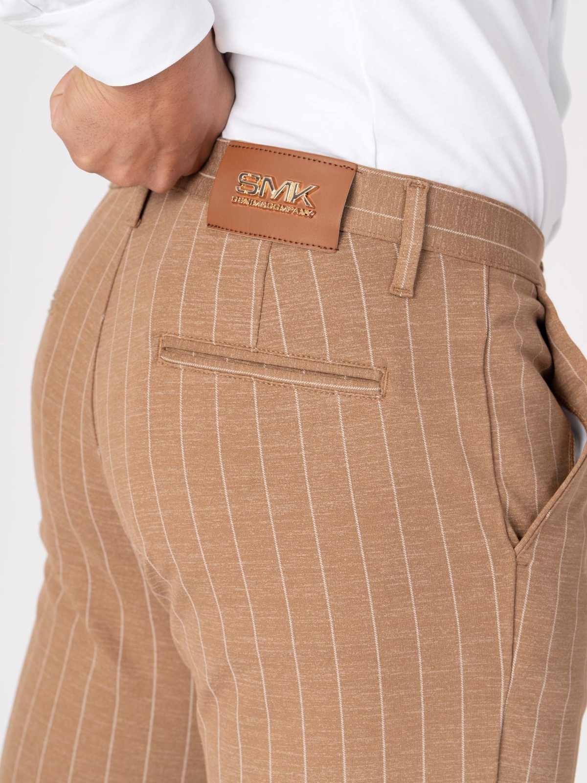 CALÇA SMK CAMEL RISCAS