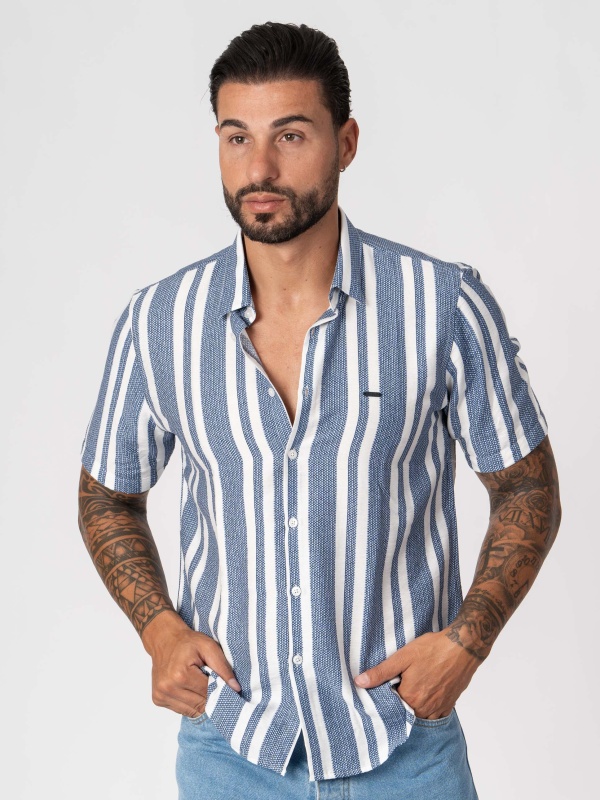 CAMISA SMK RISCA AZUL