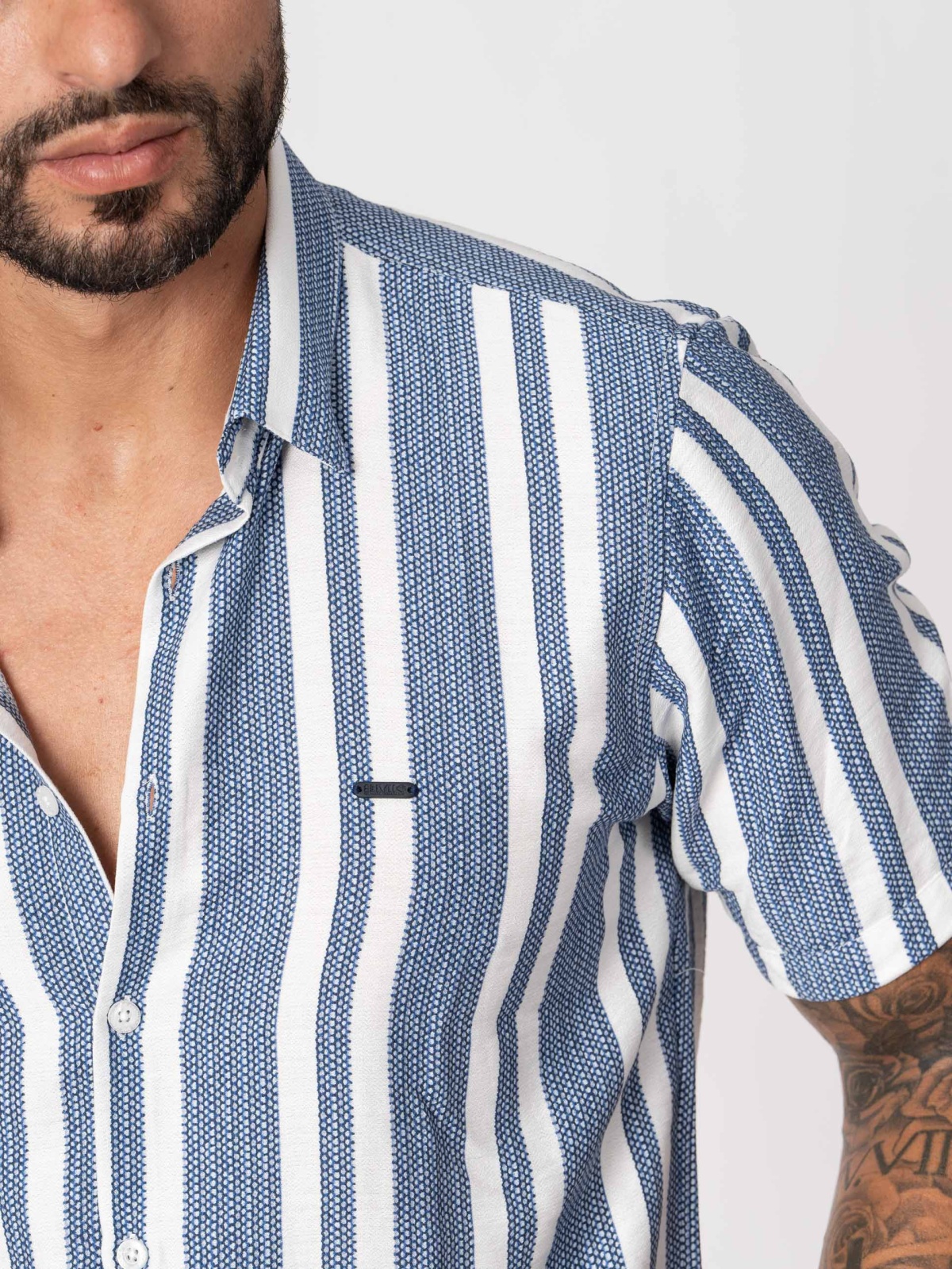CAMISA SMK RISCA AZUL