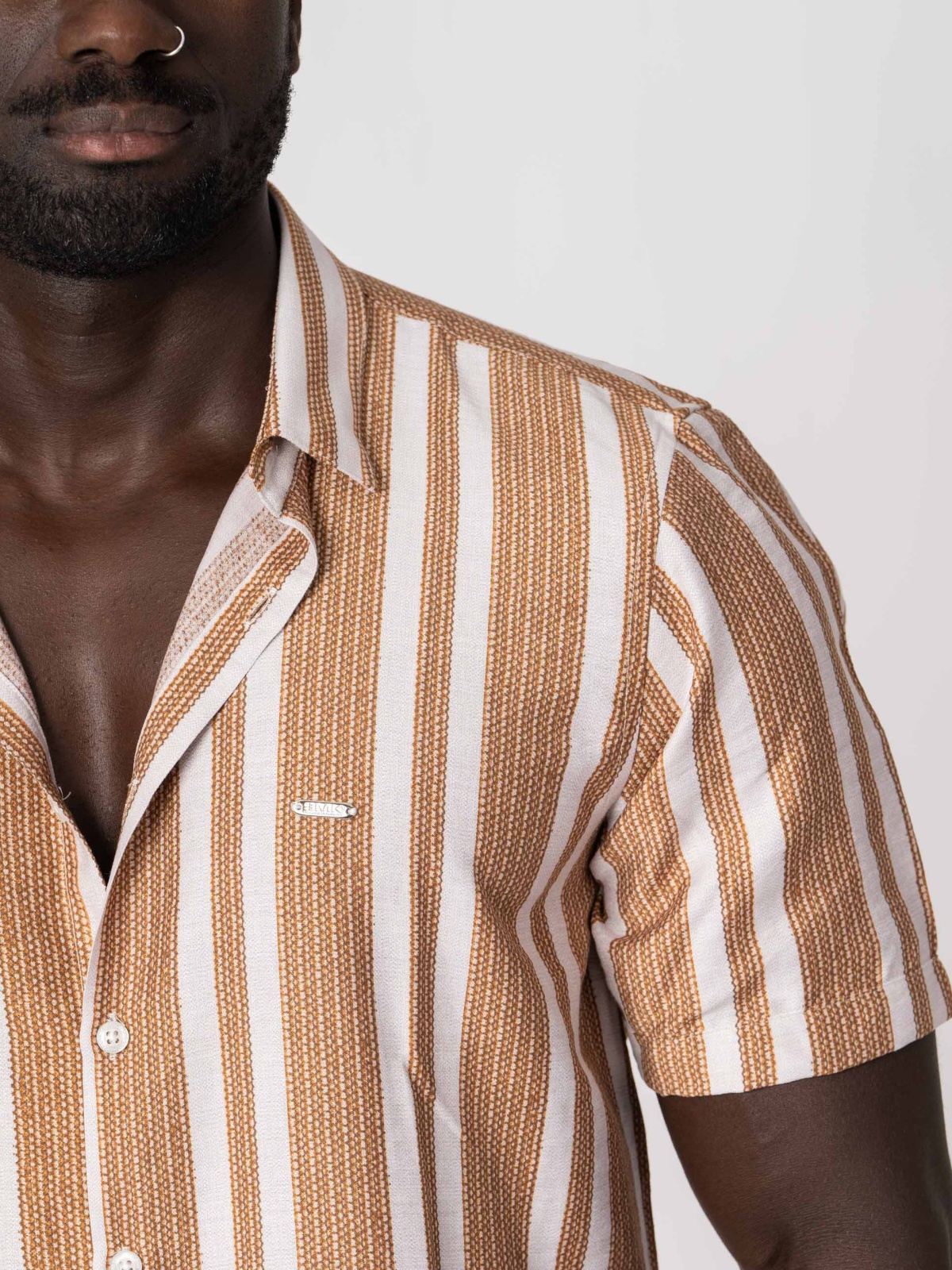 CAMISA SMK RISCA CAMEL
