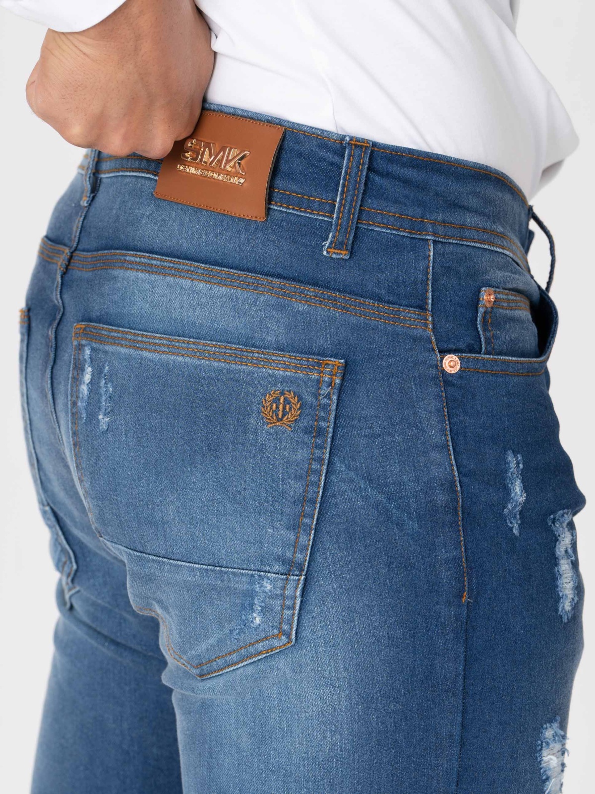 CALÇA SMK DENIM ROTOS