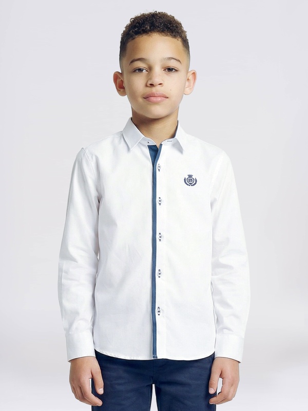 CAMISA SMKIDS AZUL CNTRST