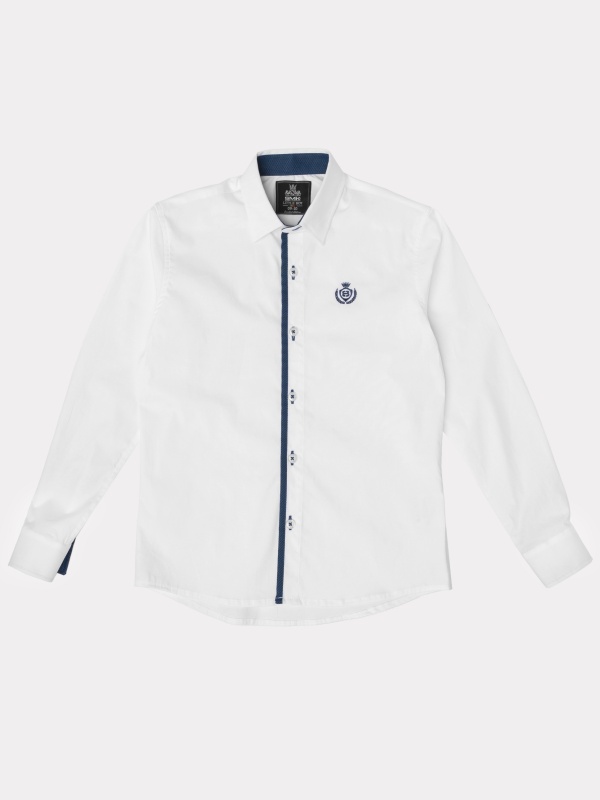 CAMISA SMKIDS AZUL CNTRST