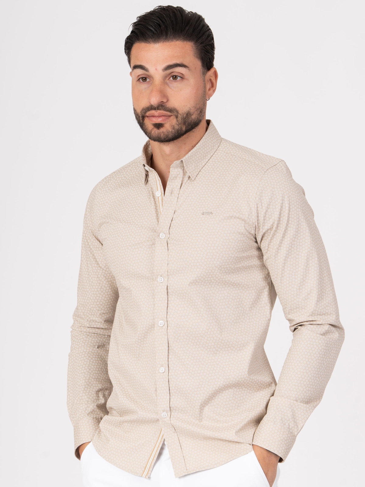 CAMISA SMK PADRAO BEGE