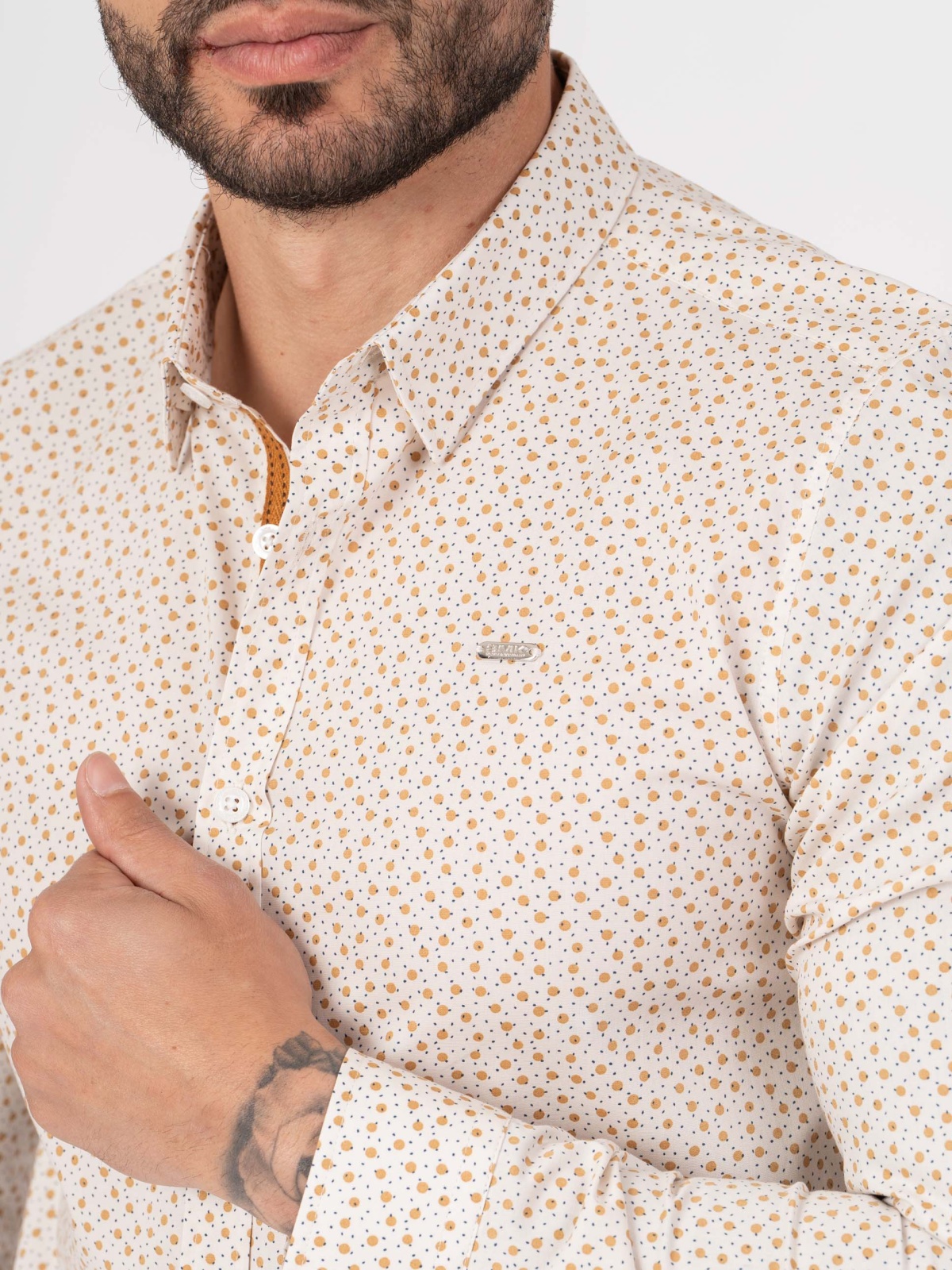 CAMISA SMK PADRAO BEGE
