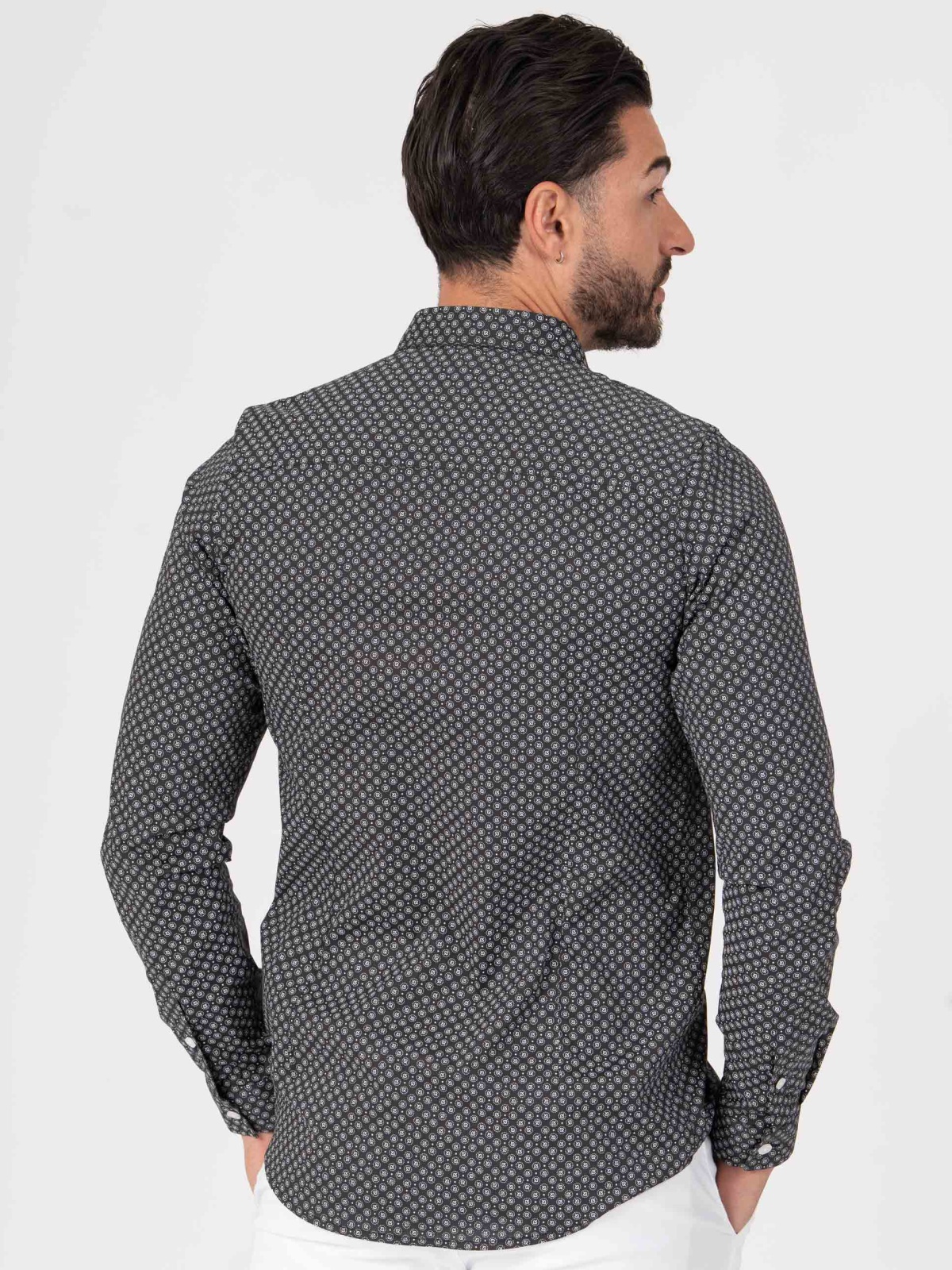 CAMISA SMK PADRAO PRETO