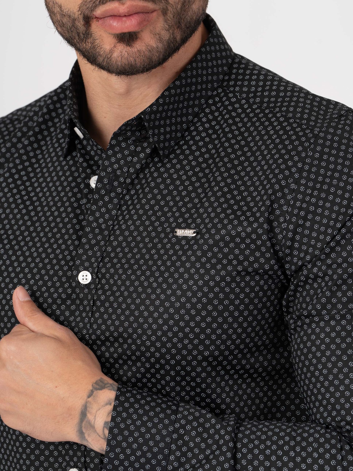 CAMISA SMK PADRAO PRETO