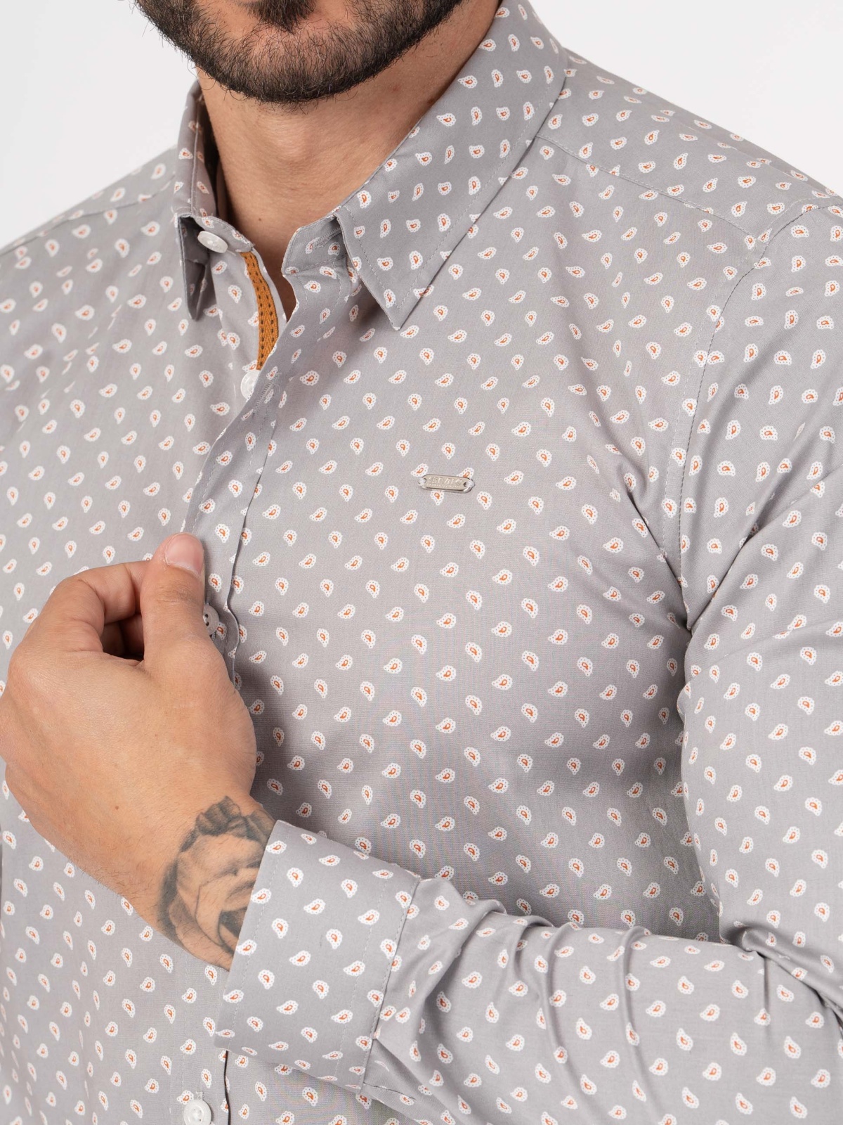 CAMISA SMK PADRAO CINZA