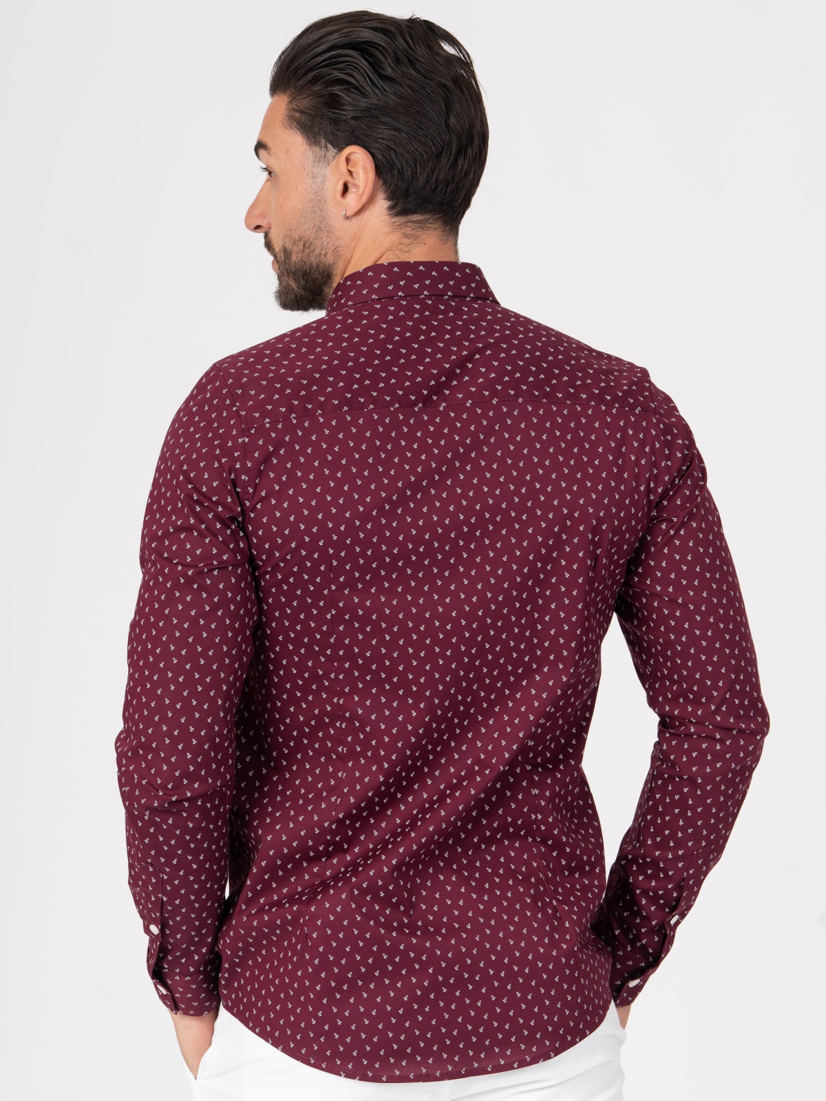 CAMISA SMK PADRAO BORDEAU
