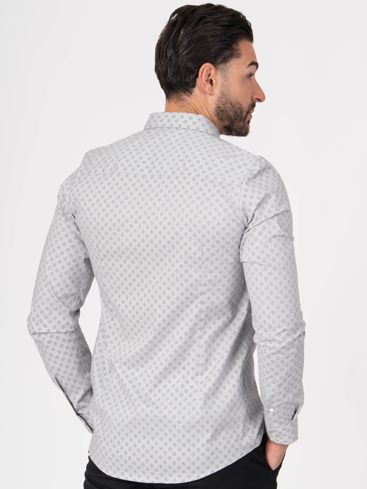 CAMISA SMK PADRAO CINZA