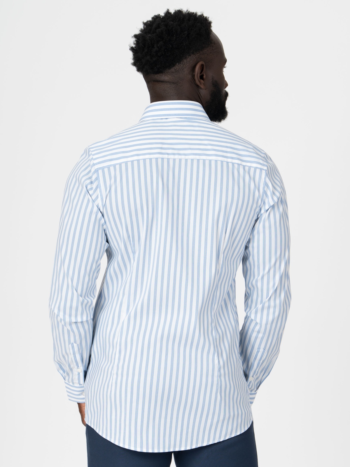 CAMISA SMK RISCA FINA AZU